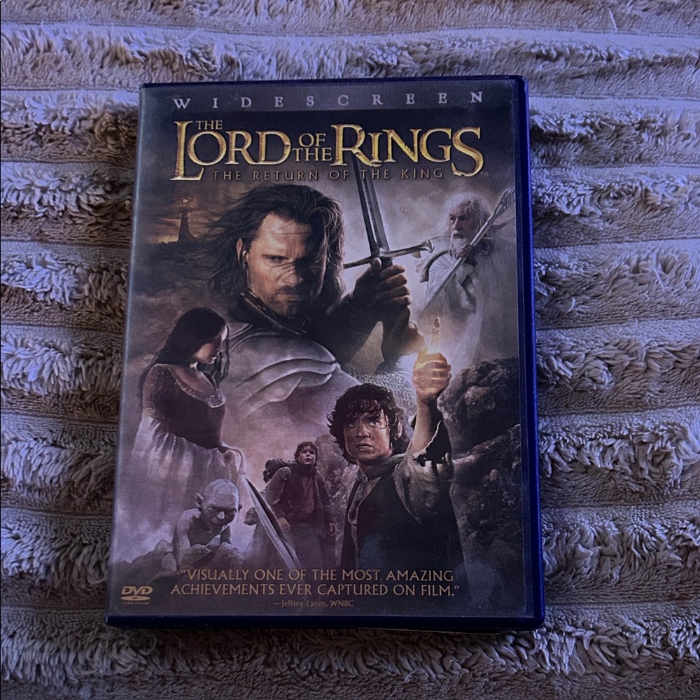 ☑️Amazon The Lord of the Rings: The Return of the King DVD - Blue Cover
